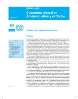Coyuntura Laboral en América Latina y el Caribe: Productividad laboral y distribución