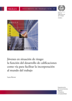 Jóvenes en situación de riesgo: la función del desarrollo de calificaciones como vía para facilitar la incorporación al mundo de trabajo