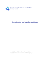 Equality and non-discrimination at work in China: training manual