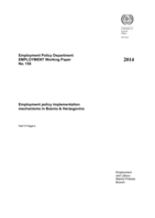 Employment policy implementation mechanisms in Bosnia and Herzegovina