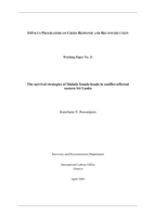 The survival strategies of Sinhala female-heads in conflict-affected eastern Sri Lanka