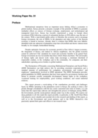 Kenya: facing the challenge of Africa's integration in the global economy : the role of multinational enterprises in the plantations sector
