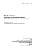 Nepal and Pakistan: micro-finance and microentreprise development : their contribution to the economic empowerment of women