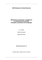 Multinational enterprises' engagement in extending social security: examples of practices and challenges