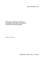 Public policy, reporting and disclosure of employment and labour information by multinational enterprises (MNEs)