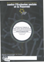 Directives pour l'integration du facteur "genre" dans les documents de projet et les rapports d'avancement des projets du programme STEP
