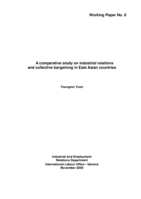 A comparative study on industrial relations and collective bargaining in East Asian countries