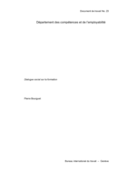 Dialogue social sur la formation