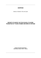 Report of survey on the school-to-work transition of young women and men in Vietnam
