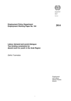 Labour demand and social dialogue: two binding constraints for decent work for youth in the Arab region
