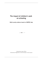 The impact of children's work on schooling: multi-country evidence based on SIMPOC data