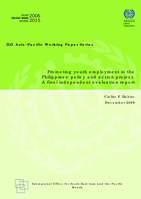 Promoting youth employment in the Philippines: policy and action project : a final independent evaluation report