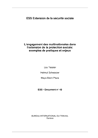 L'engagement des multinationales dans l'extension de la protection sociale: exemples de pratiques et enjeux