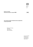 Vers le droit au travail: innovations dans les programmes d'emploi public (IPEP)