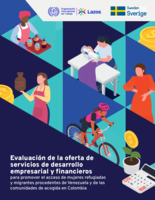 Evaluación de la oferta y demanda de servicios de desarrollo empresarial y financieros: para promover el acceso de mujeres refugiadas y migrantes procedentes de Venezuela y de las comunidades de acogida en Colombia