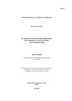 La situation sociale des artistes-interprètes de la musique en Asie, en Afrique et en Amérique latine