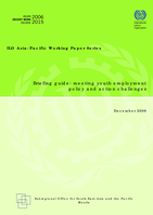 Briefing guide: meeting youth employment, policy and action challenges