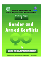 Gender and armed conflicts: challenges for decent work, gender equity and peace building agendas and programmes