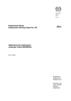 Addressing the employment challenge: India's MGNREGA