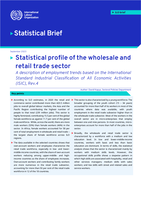Statistical profile of the wholesale and retail trade sector: a description of employment trends based on the international standard industrial classification of all economic activities, Rev.4