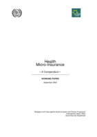 Health micro-insurance: a compendium