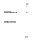 Employment diagnostic analysis: Nusa Tenggara Timur, Indonesia