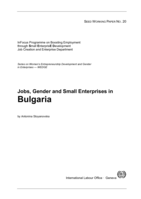 Jobs, gender and small enterprises in Bulgaria
