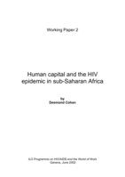 Human capital and the HIV epidemic in sub-Saharan Africa