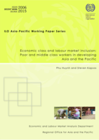 Economic class and labour market inclusion: poor and middle class workers in developing Asia and the Pacific