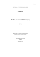 Teaching and the use of ICT in Hungary