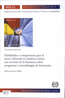 Habilidades y competencias para el sector informal en América Latina: una revisión de la literatura sobre programas y metodolgías de formación