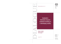 Cambodia's arbitration council: institution-building in a developing country