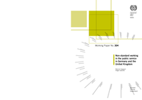 Non-standard working in the public service in Germany and the United Kingdom