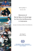 Extension of social security coverage for the informal economy in Indonesia: surveys in the urban and rural informal economy
