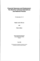 Financial openness and employment: the need for coherent international and national policies