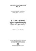 ICTs and enterprises in developing countries: hype or opportunity?
