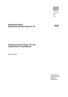 Guiding structural change: the role of government in development