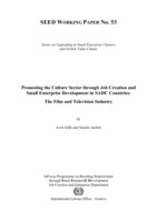 Promoting the culture sector through job creation and small enterprise development in SADC countries: the film and television industry