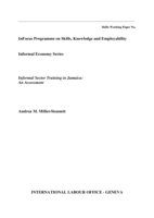 Informal sector training in Jamaica: an assessment