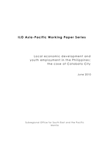 Local economic development and youth employment: the case of Davao