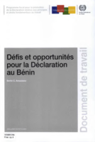 Etude nationale pour l'identification des obstacles à la mise en oeuvre effective des principes et droits fondamentaux au travail au Bénin