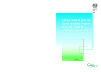 Labour market policies: some tentative lessons from the crisis for employer organizations