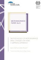 The psychology of microinsurance: small changes can make a surprising difference