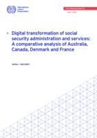 Digital transformation of social security administration and services: a comparative analysis of Australia, Canada, Denmark and France