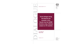 Social dialogue during the financial and economic crisis: results from the ILO/WB inventory using a Boolean analysis on 44 countries
