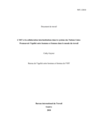 L'OIT et la collaboration interinstitutions dans le système des Nations Unies: promouvoir l'égalité entre hommes et femmes dans le monde du travail