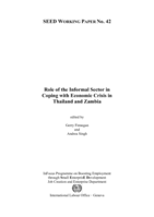 Role of the informal sector in coping with economic crisis in Thailand and Zambia