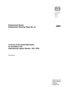 A survey of the Great Depression as recorded in the International Labour Review: 1931-1939
