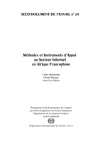 Méthodes et instruments d'appui au secteur informel en Afrique francophone