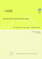 The gender wage gap in Bangladesh